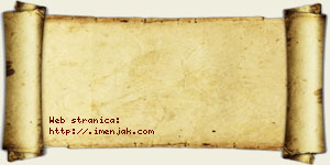 Lena Bzenić vizit kartica